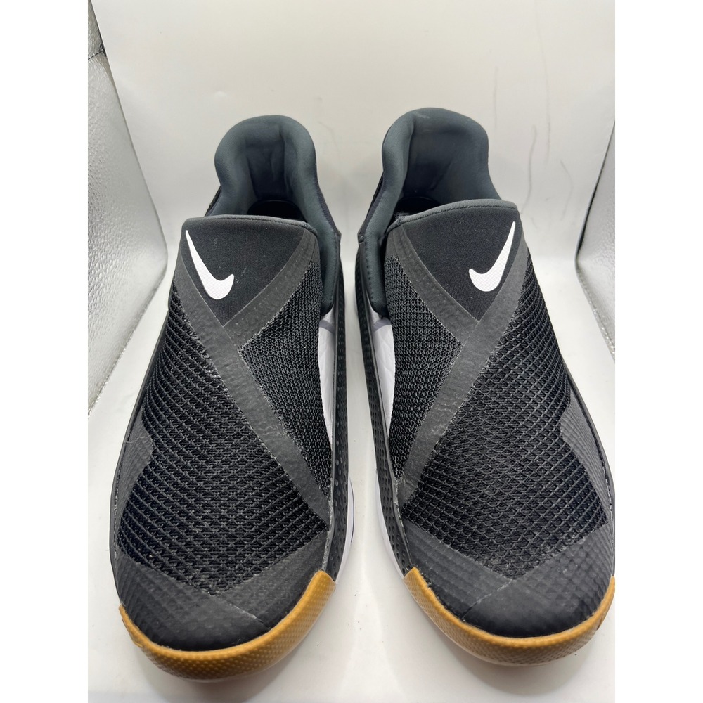Nike FlyEase Men's Black White Gum Slip‎ On Athletic Shoes CW588 Size 6